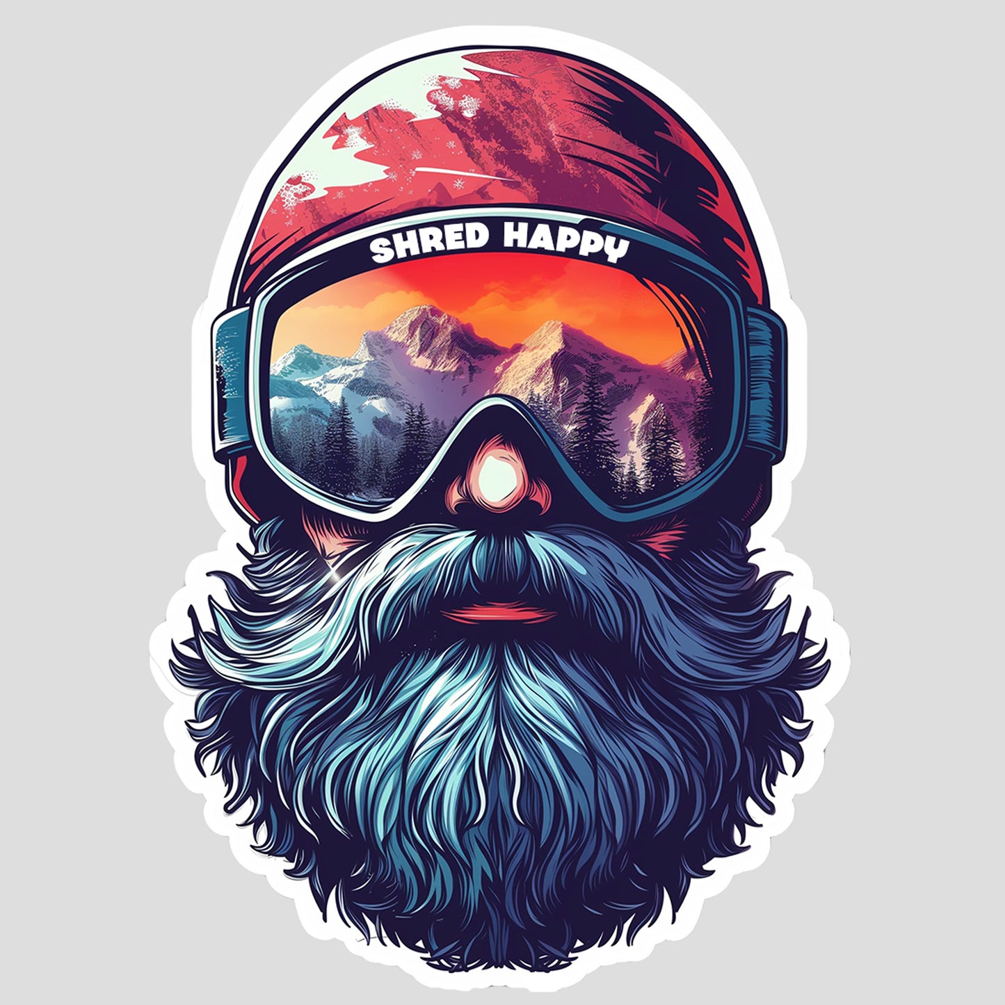 Bearded Sticker