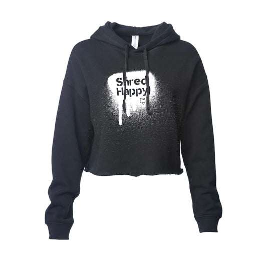 Shred Happy Crop Top Hoodie