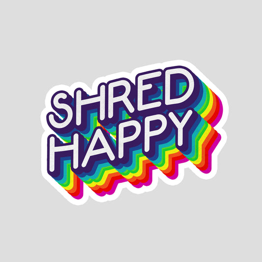 Rainbow Text Sticker