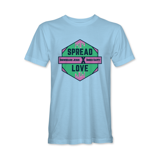 Snowboard Jesus Spread Love Tee