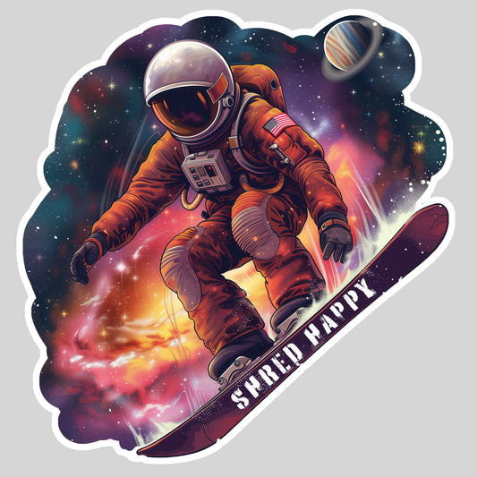 Shred the Galaxy Sticker