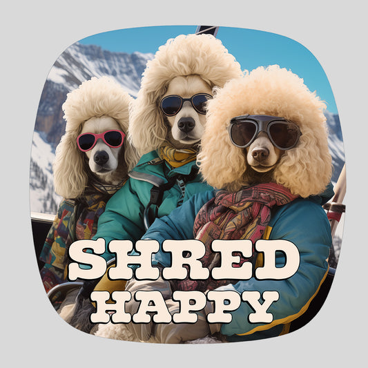 Three Pooches Sticker