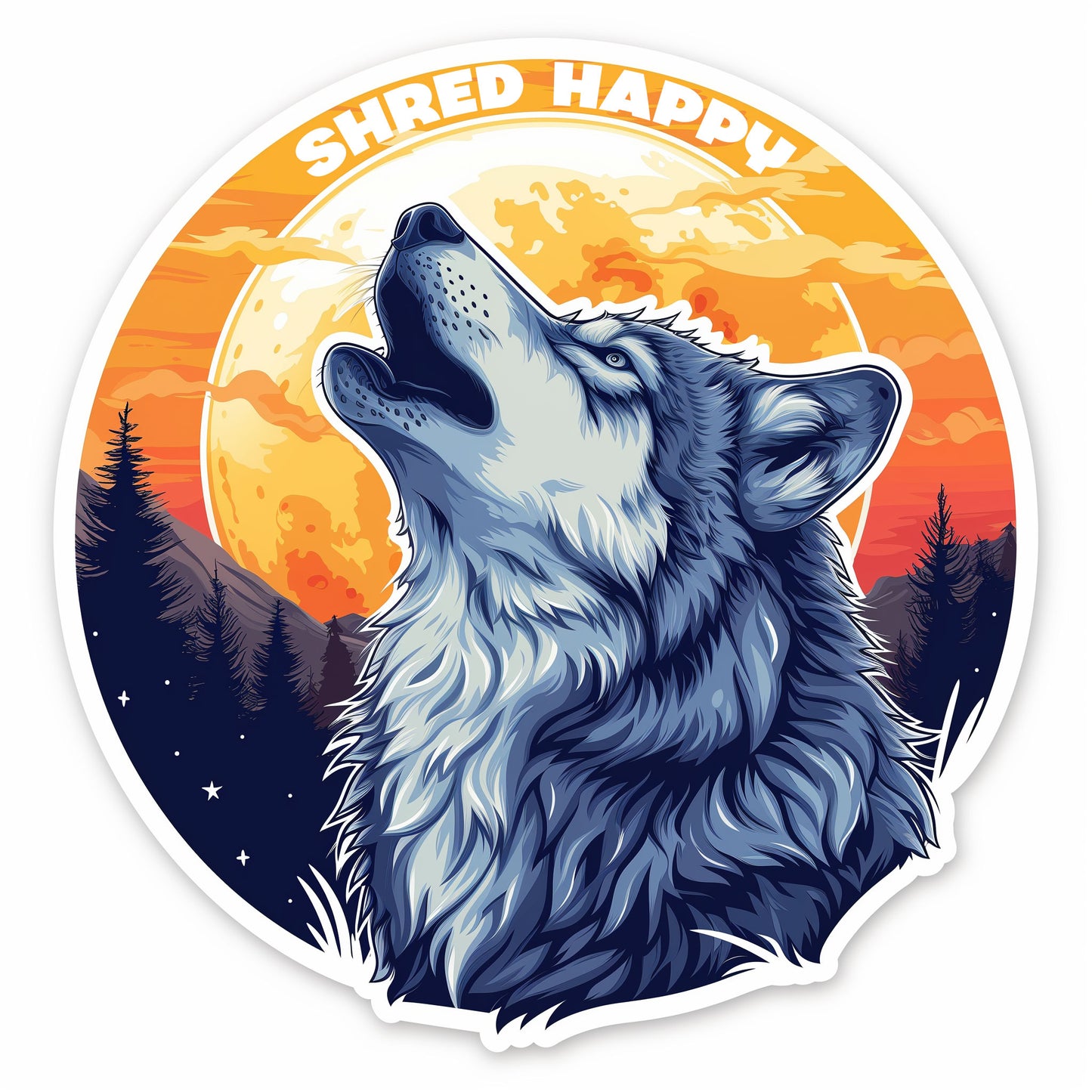 Howl Sticker