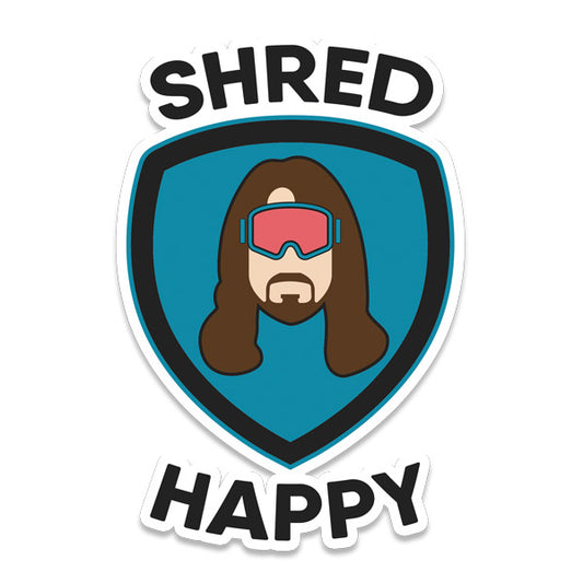 SBJ x Shred Happy Sticker