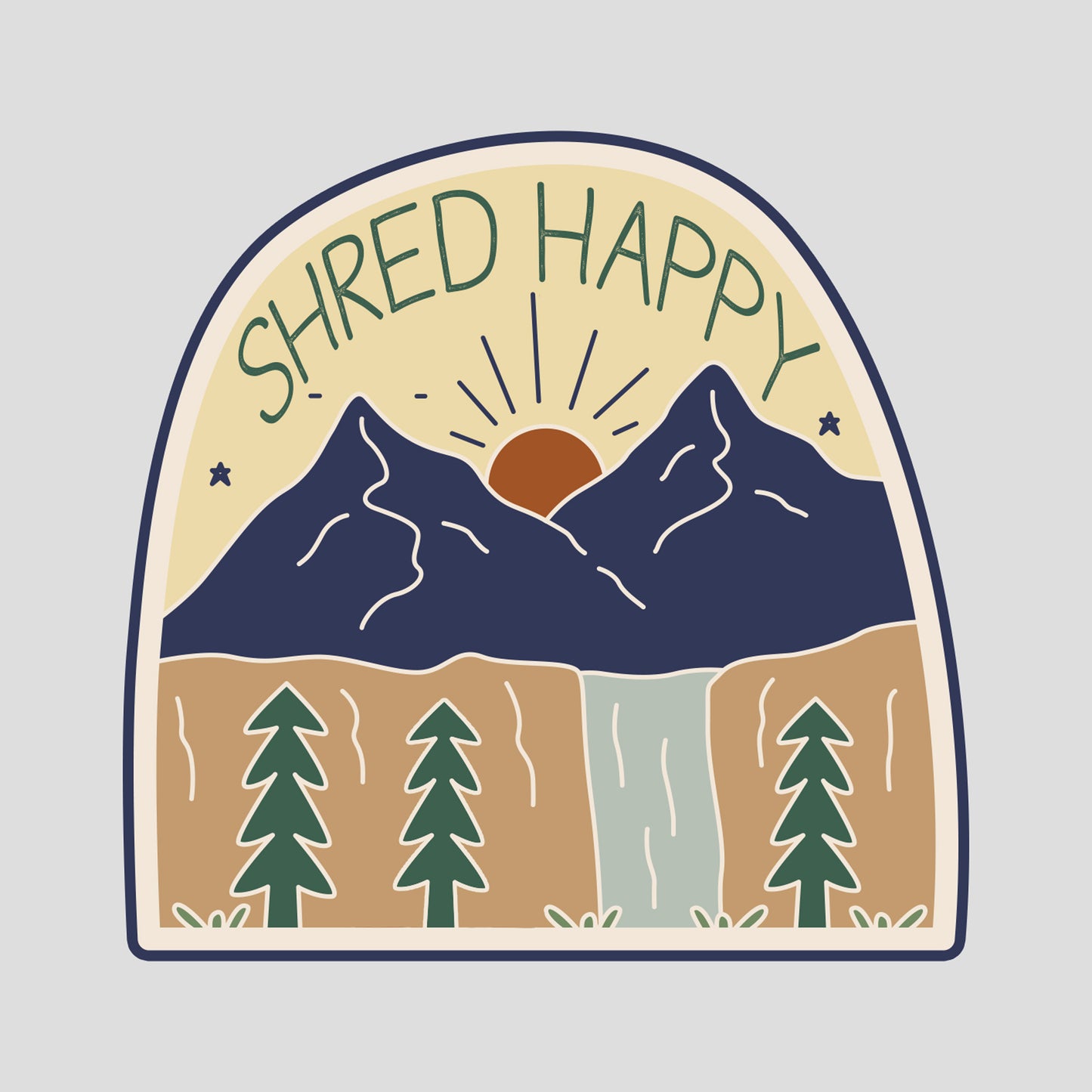 Shred Nature Sticker
