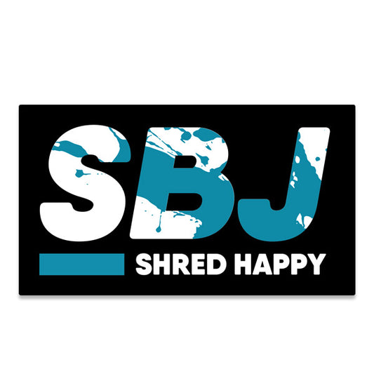 Snowboard Jesus x Shred Happy Splatter Sticker